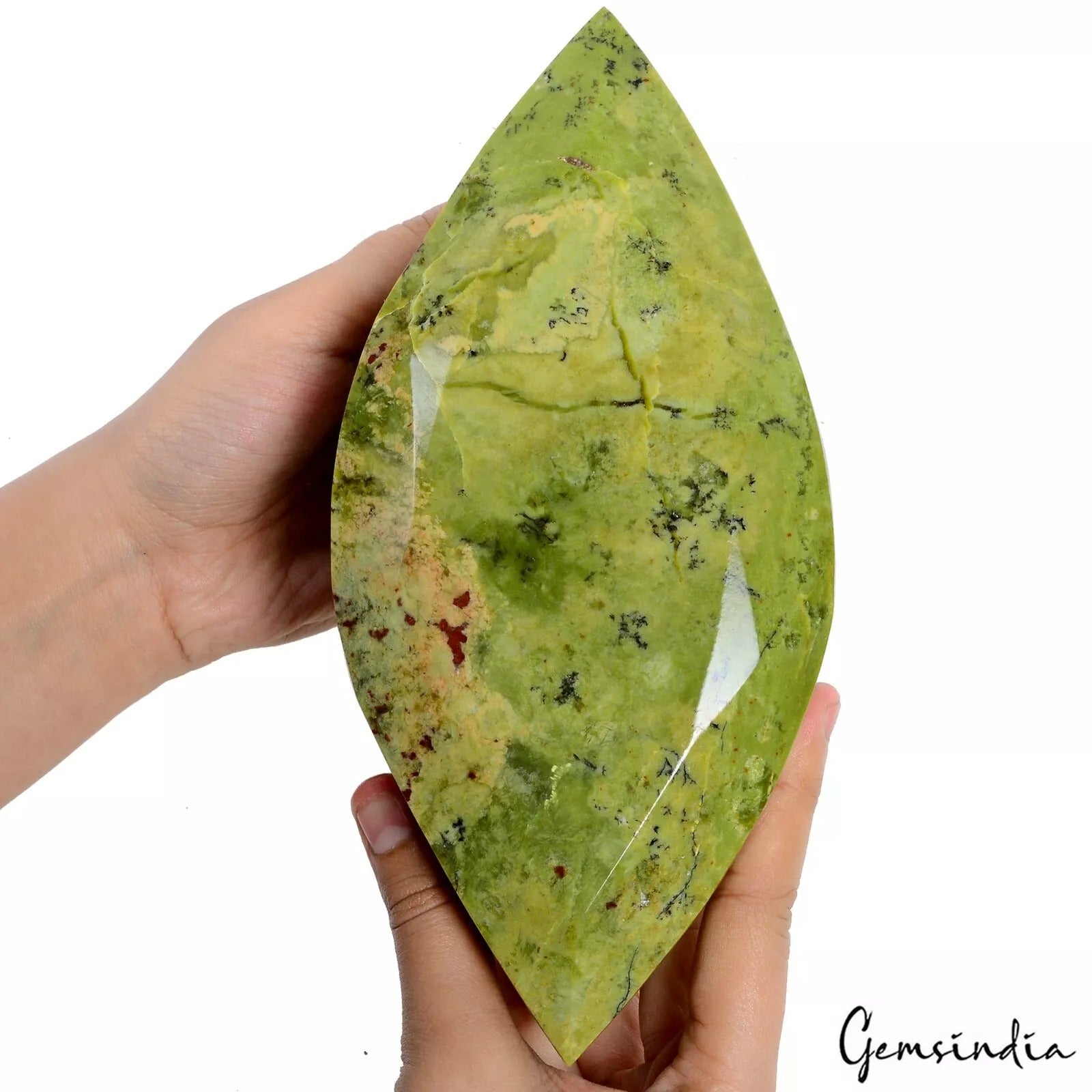 2.53 Kilo Natural Untreated Green Opal Marquise Cut Museum Size Huge Loose Gem