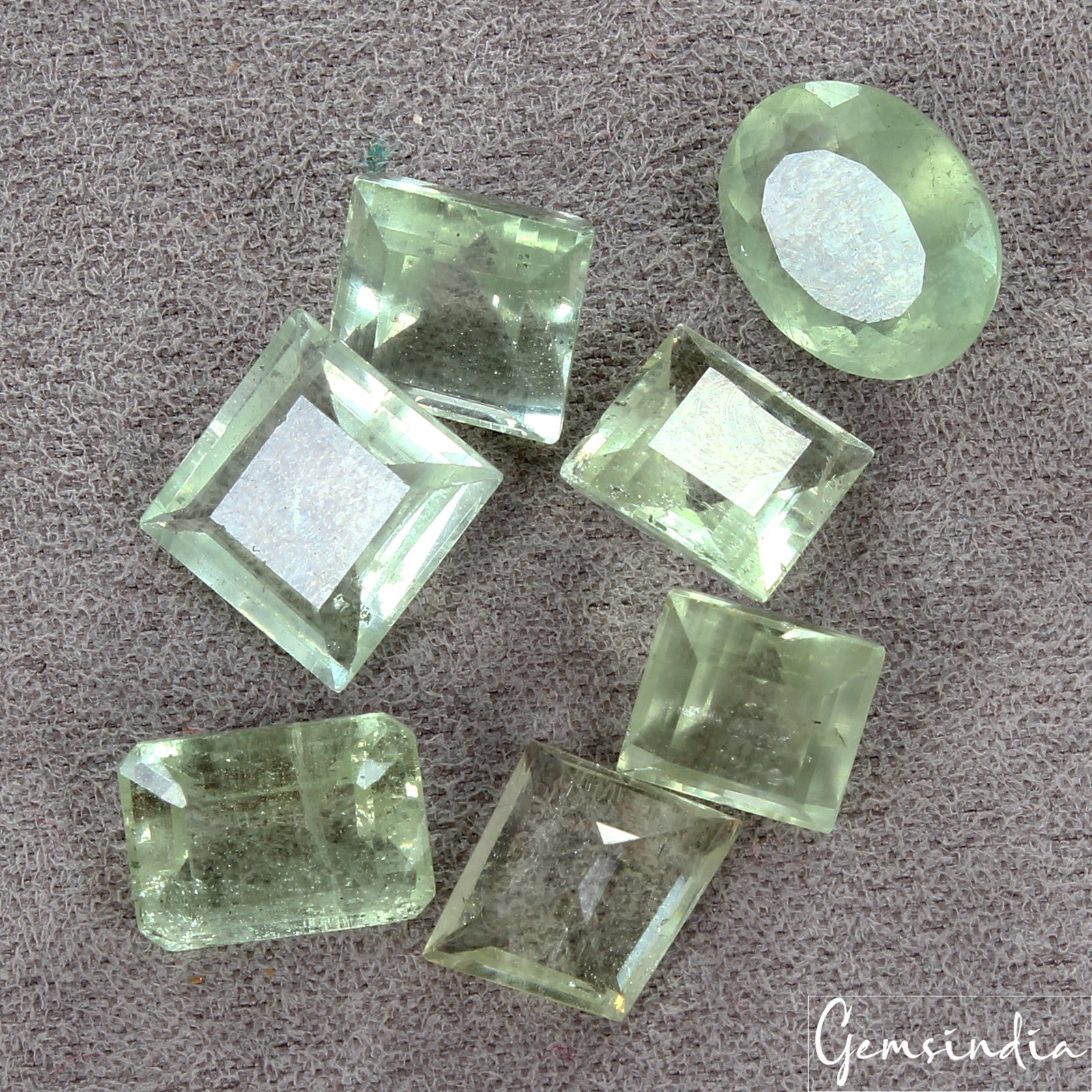 27.20Ct Natural Green Aquamarine Mix Cut Loose Top Grade Certified Gemstones Lot