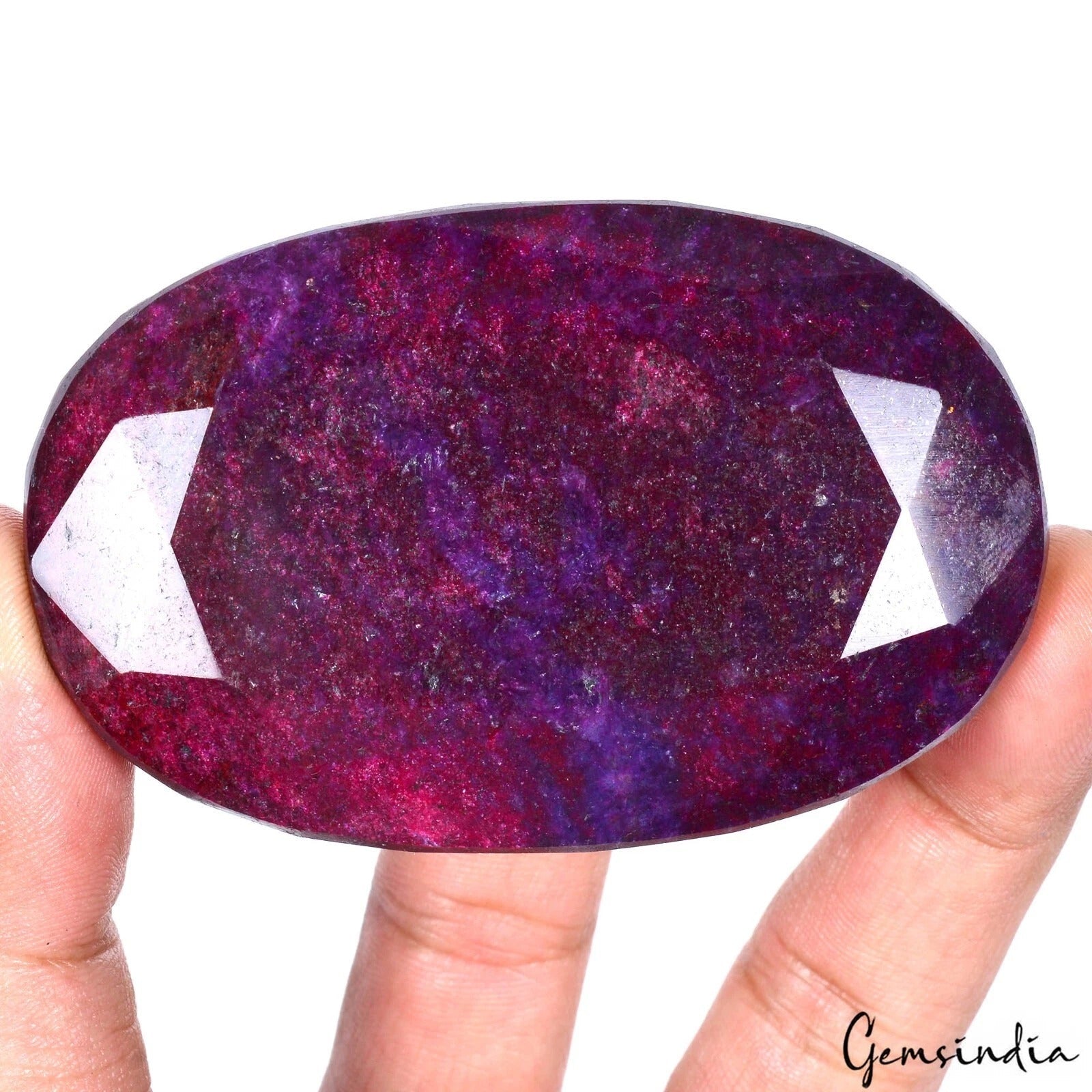 Large Natural Oval Cut Red Ruby 1470 Ct Faceted Huge Loose Treated Gemstone