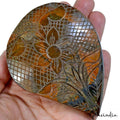 1500Ct Natural Untreated Brown Tiger Eye Pear Floral Carved Museum Size Gemstone