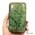 4850 Ct Natural Green Emerald Octagon Cut Carving Museum Size Loose Gemstone