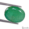 Emerald Loose Gemstone, Untreated, Green — 14x10x7 mm, 6.80 Ct, Zambia