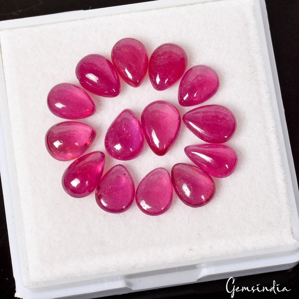 Certified 13.15 Ct Precious Gemstone Natural Mozambique Best Red Ruby Cabochon