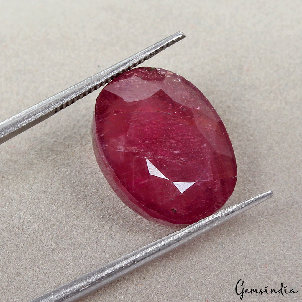 13.30 Ct.Museum Gem! Natural Top Red Pink Normal Heated Ruby Mozambique Gemstone