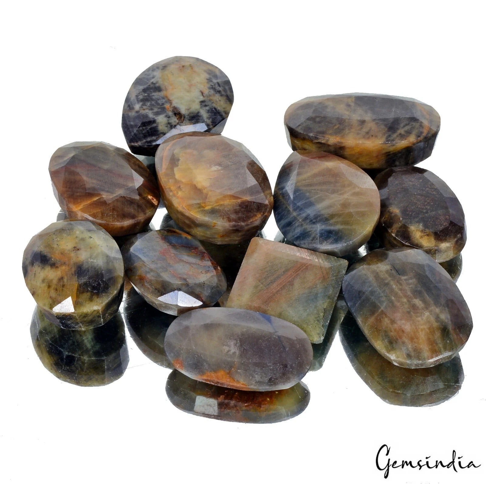 Sapphire Lot, Loose Gemstone — 11 Pieces, 30mm to 51mm, 2650 Ct
