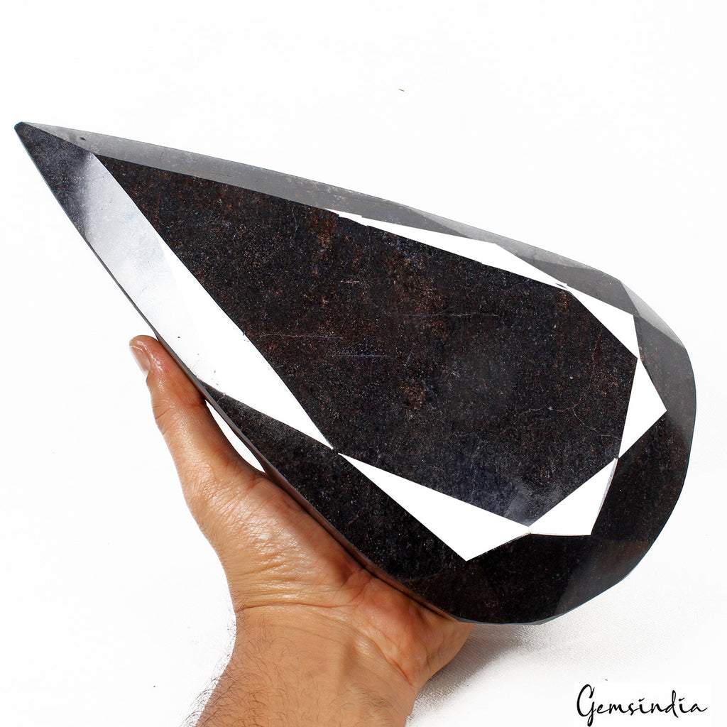 Large 6 Kilo Natural Blue Sapphire Earth Mined Pear Cut Faceted Huge Loose Gems