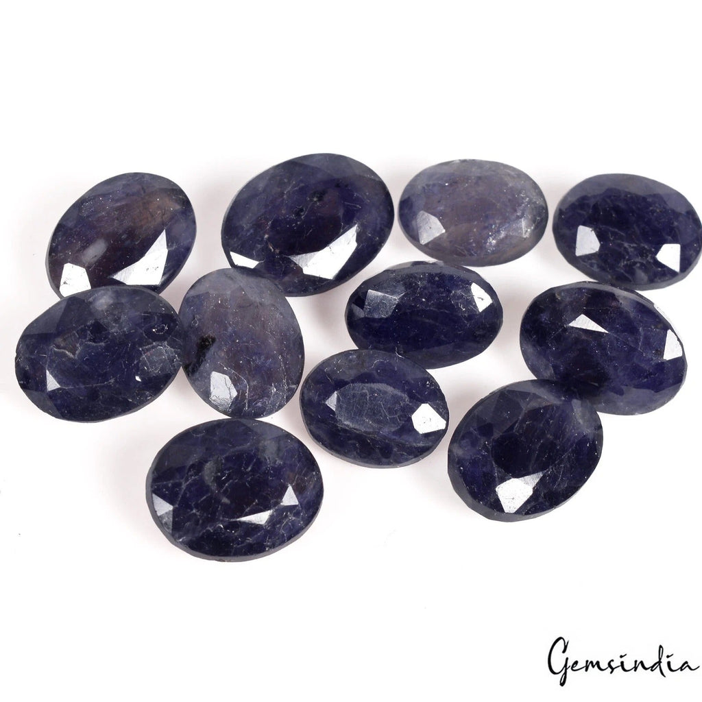92.50 Cts/11 Pcs Natural Untreated Blue Kyanite Oval Cut Loose Gems For Jewelry