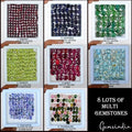 520 Cts/667 Pcs Natural Multi Color Super Pack 8 Lots Mixed Cut Gems For Jewelry