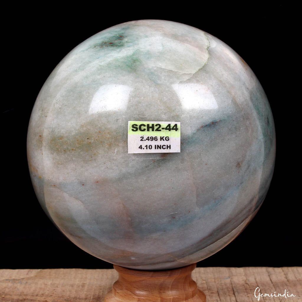 2.5 Kg 4.1" Natural Green Aventurine Sphere Quartz Crystal Ball Healing Decor