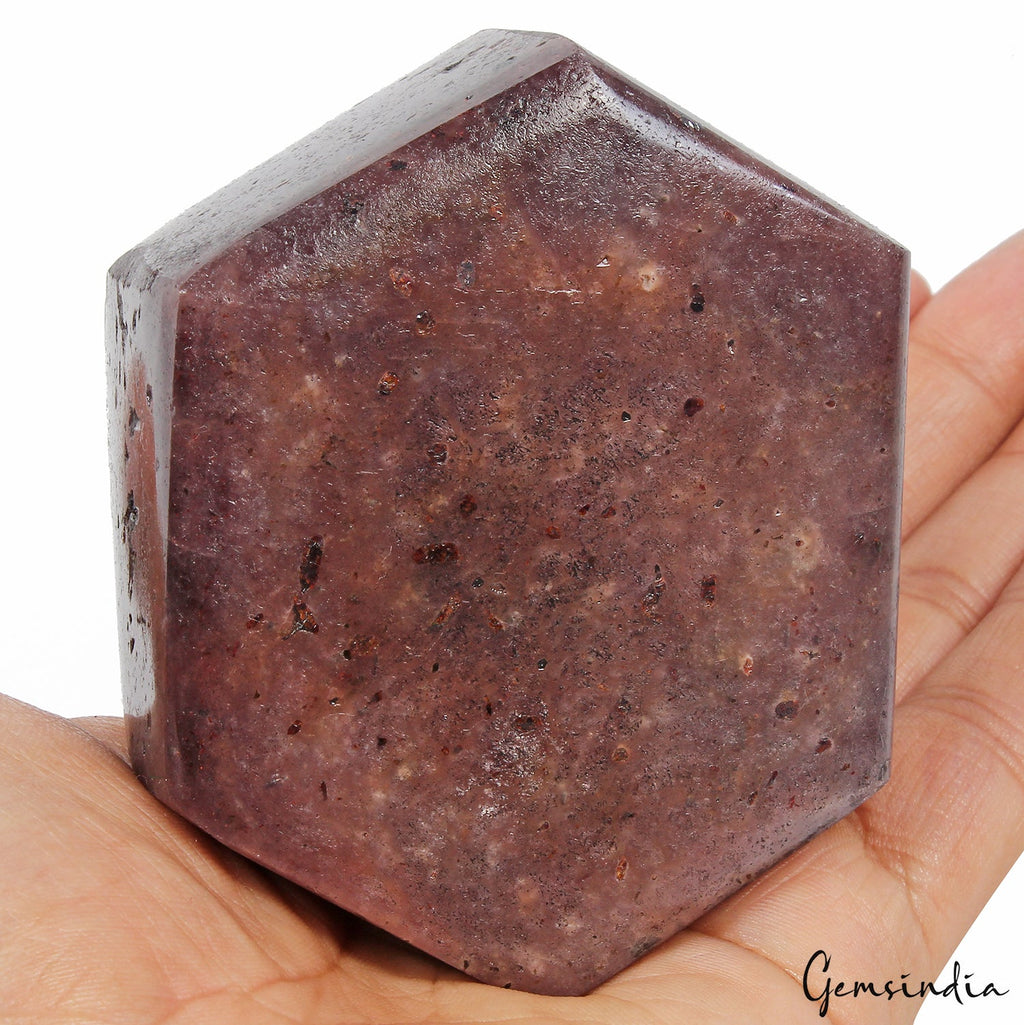 720 gram Huge Red Ruby Untreated Hexagon Cut Rough Earth-Mined Loose Gemstone