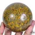 3640 Ct Natural Untreated Fruit Jasper Healing Crystal Mineral Sphere With Stand