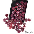238 Cts Natural Red Ruby Oval Cabochon Loose 8-10mm Jewelry Gemstones ~50 Pcs