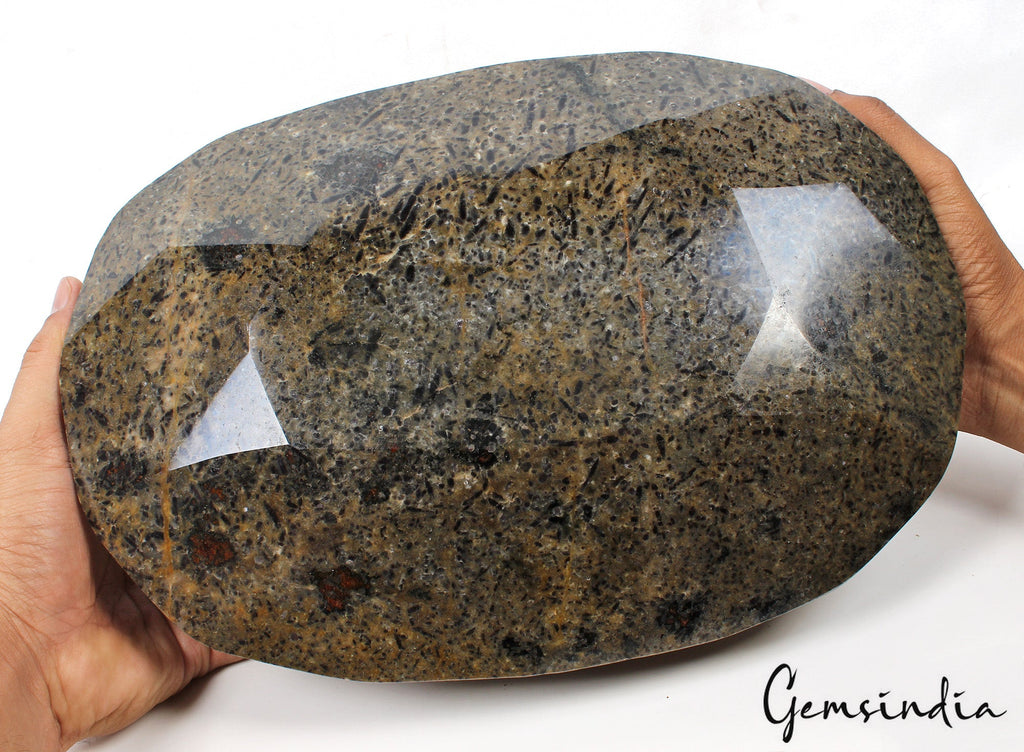 Biggest 17 Kg Natural Untreated Sapphire Oval Cut Leopard Pattern Rare Huge Gem