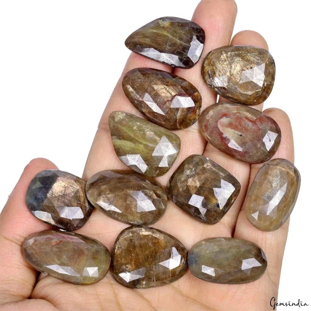 Sapphire Lot, Loose Gemstone, Untreated, Brown — 12 Pieces, 24mm to 31mm, 400 Ct, Madagascar
