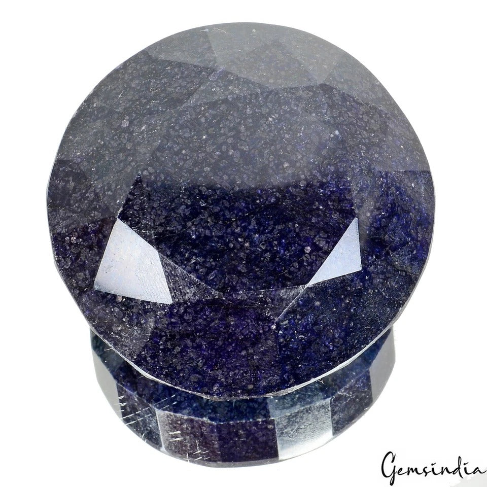 1970 Cts Natural Blue Sapphire Round Cut Huge Earth mined Museum Size Gemstone