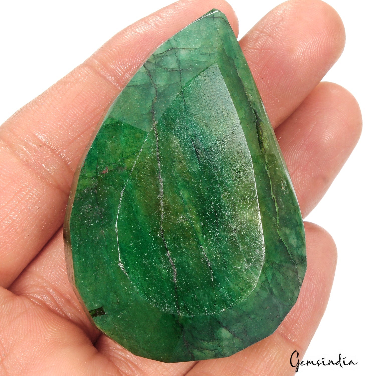 500 Ct Natural Green Emerald Fancy Faceted Earth Mined Loose Gems From Brazil