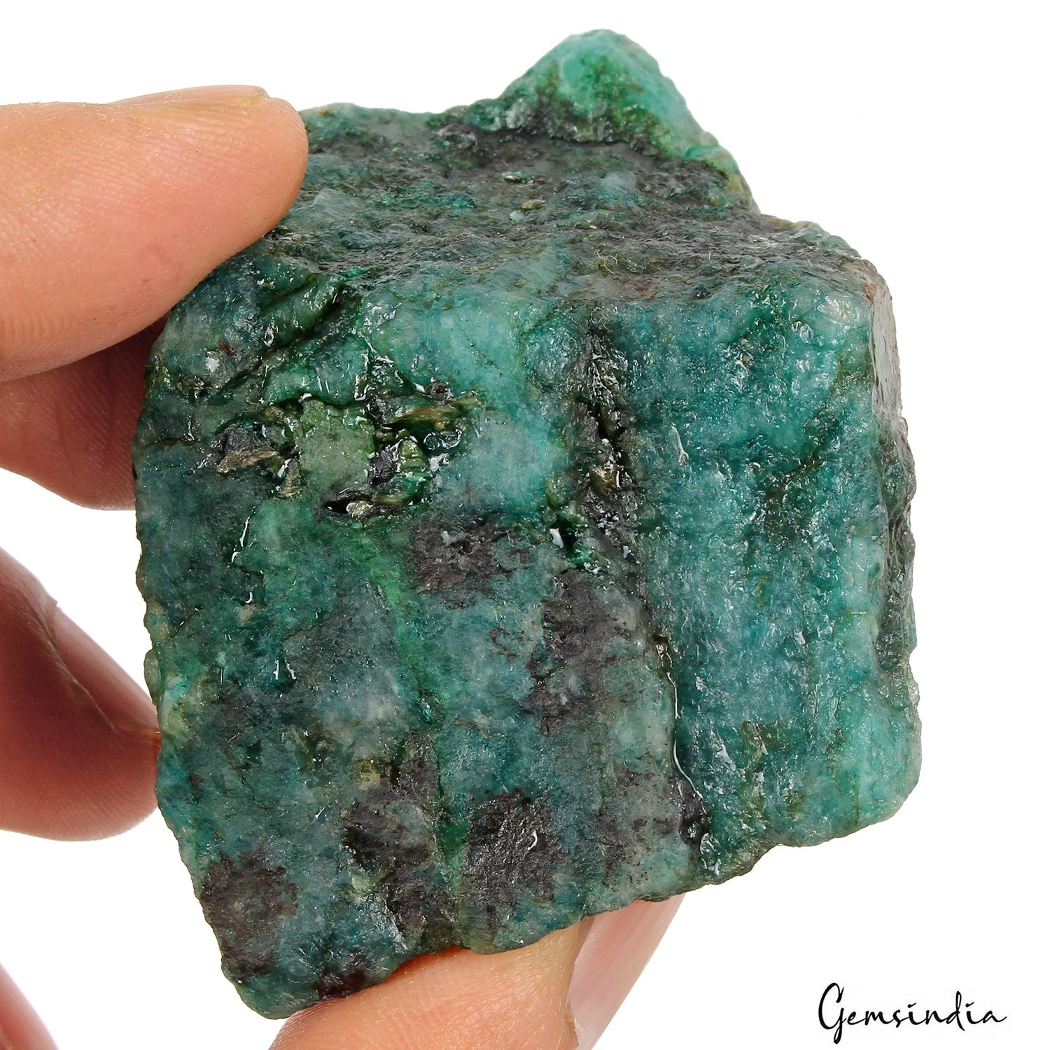 630 Ct Natural Green Brazilian Emerald Uncut/Raw Rough Museum Size Loose Gems