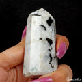 124 Gram/2.75" Natural Moonstone Crystal Obelisk Wand Tower Point Healing Reiki