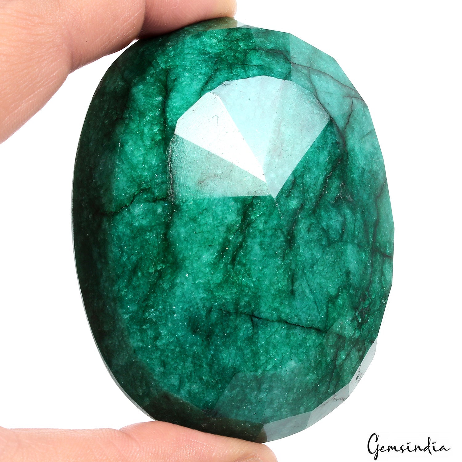 1240 Ct Natural Green Zambian Emerald Oval Cut Faceted Earth Mined Huge Gemstone