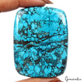 Spiderweb Blue Turquoise Cushion Cab Arizona 230 Cts Museum Size Loose Gemstone