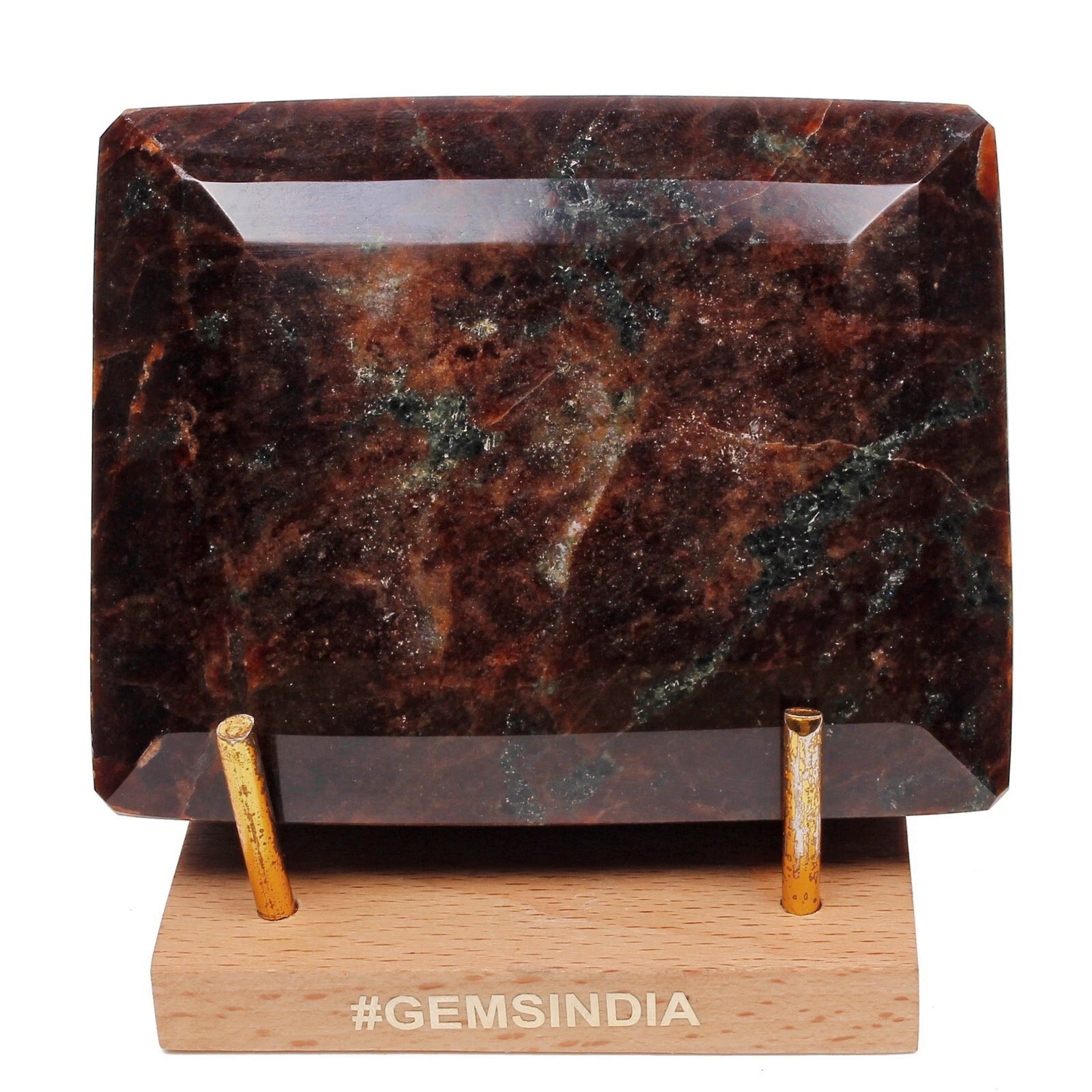 GTL Certified RARE 833gm Museum Size Natural Hessonite Garnet Unheated Gemstone