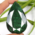 800 Cts Natural Green Emerald Pear Cut Huge Earth mined Museum Size Gemstone