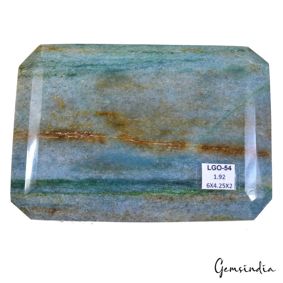 Aventurine Loose Gemstone, Octagon Cut, Untreated — 6 x4.25x2 inches, 9600 Ct (1.92 Kg), Madagascar