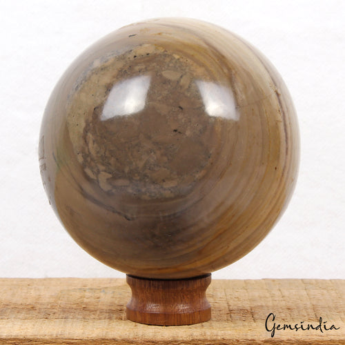 Agate Sphere, Untreated — 3.1 Inch, 3630 Ct, Madagascar
