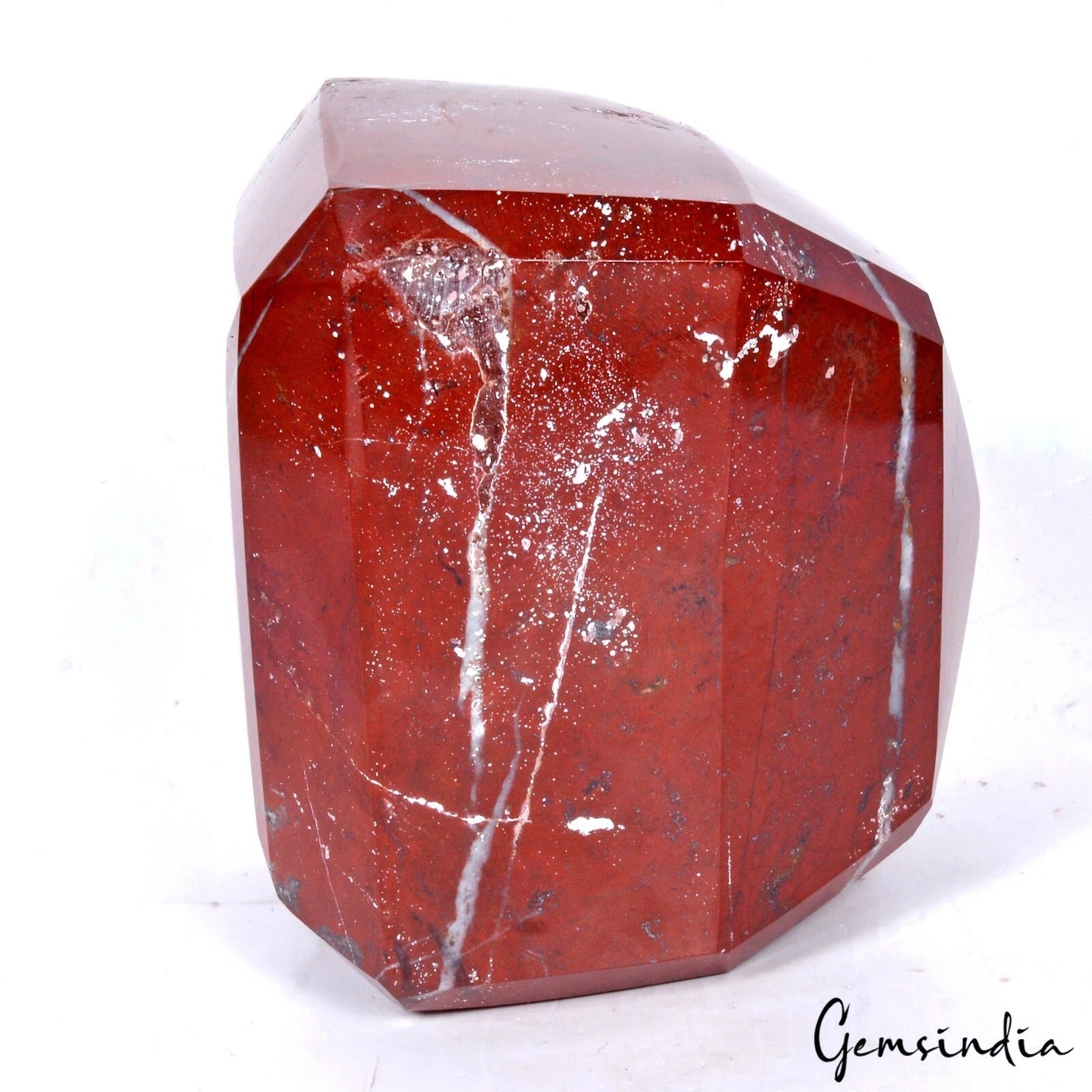 1.19 Kilo Natural Red Jasper Emerald Cut Loose Earth mined Untreated Gemstone