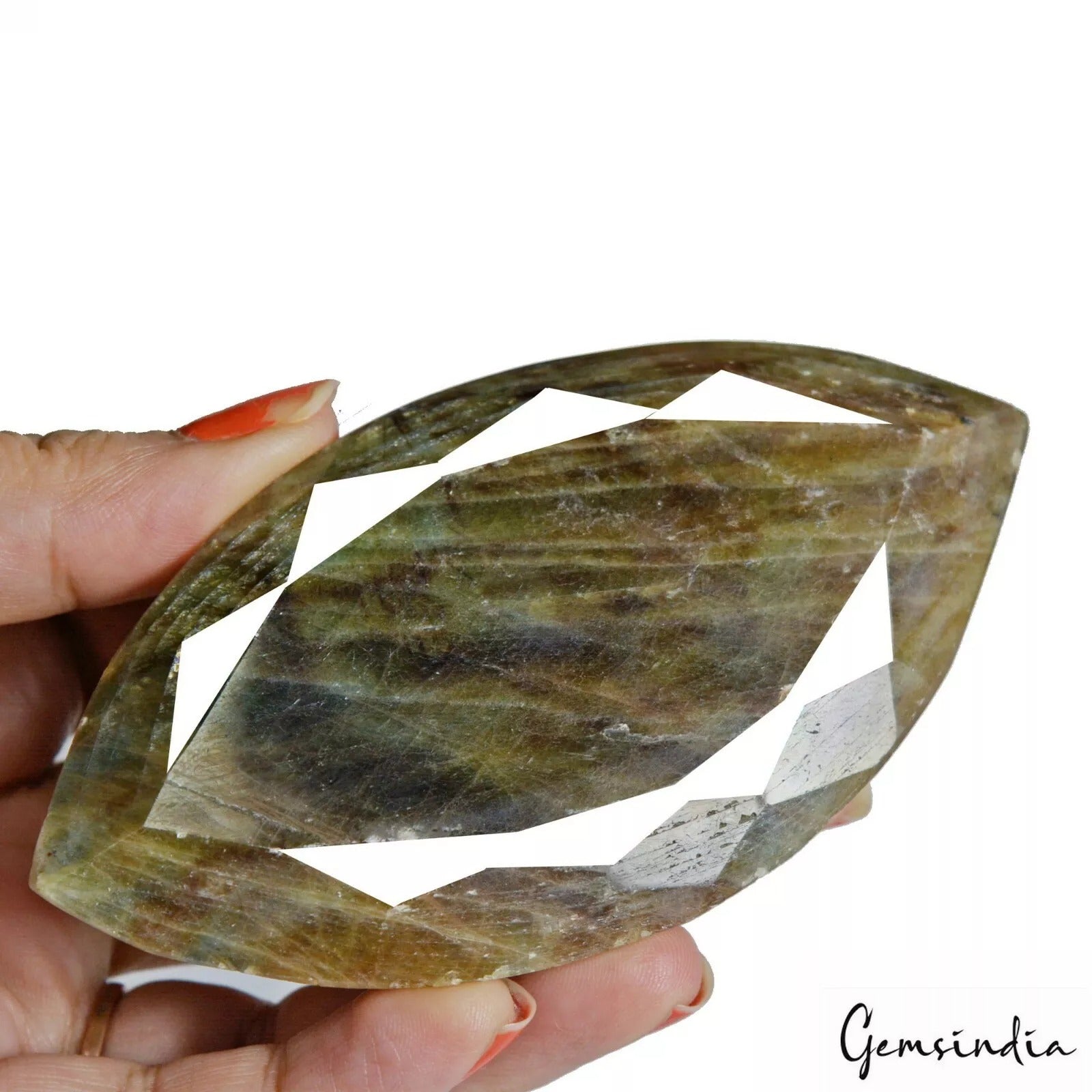 Sapphire Loose Gemstone, Untreated, Brown — 118 x 58 x 17mm, 1100 Ct