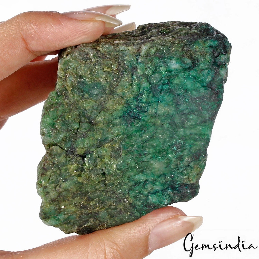 1200 Ct Natural Brazilian Green Emerald Raw Rough Rock Crystal Minerals Huge Gem