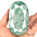 1480 Cts Natural Brazilian Green Emerald Oval Faceted Earth Mined Loose Huge Gem