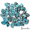 440 Ct Natural Blue Green Spiderweb Turquoise Mix Cabochon Loose14-31mm Gemstone