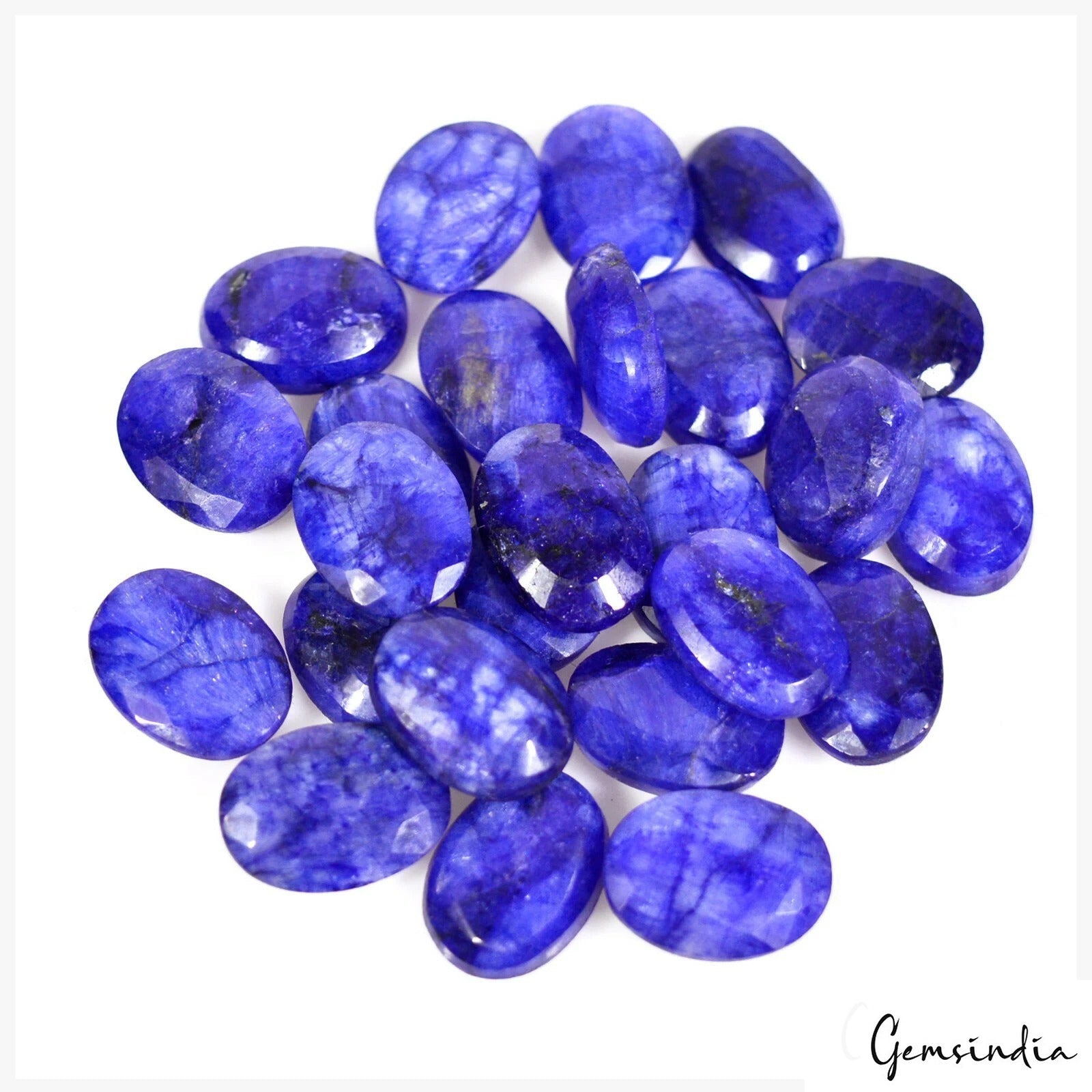 230.80 Cts Natural Blue Beryl 15-16mm Oval Cut Loose Gemstones Lot for jewelry