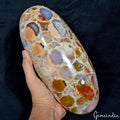 Best Quality 5.4Kg Leopard Skin Jasper Handmade Huge Oval Cab Healing Gem Lingam