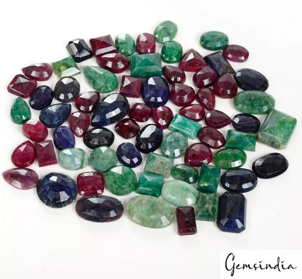 Ruby Lot, Loose Gemstone, Color Enhanced — 69 Pieces, 14mm to 29mm, 1620 Ct