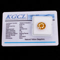 Sapphire Loose Gemstone, Untreated, Yellow — 12x10x5 mm, 6.80 Ct, Sri Lanka