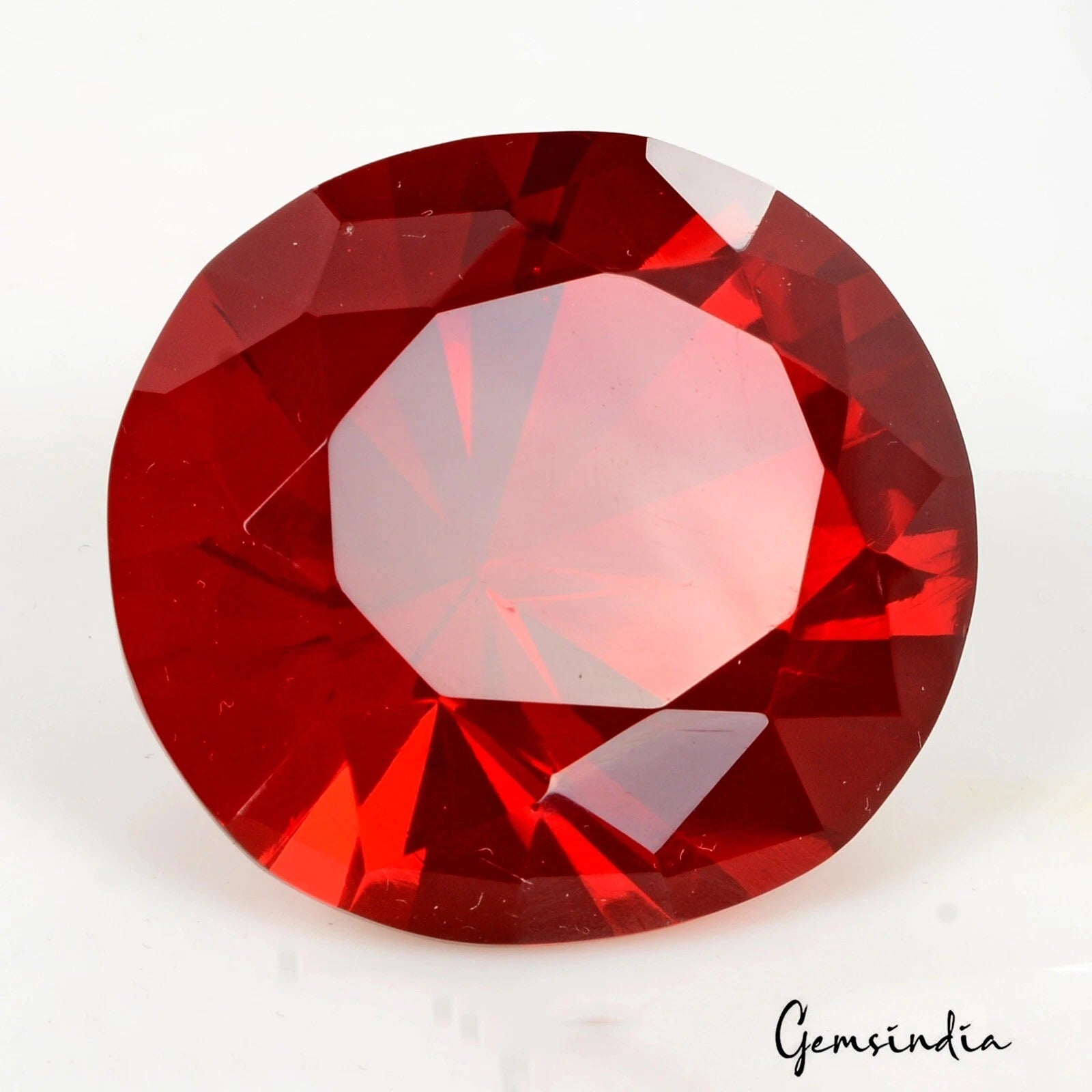 158.65 Cts Hydro Pigeon Blood Red Ruby Uneven Round Eye Catching Gem For Pendant