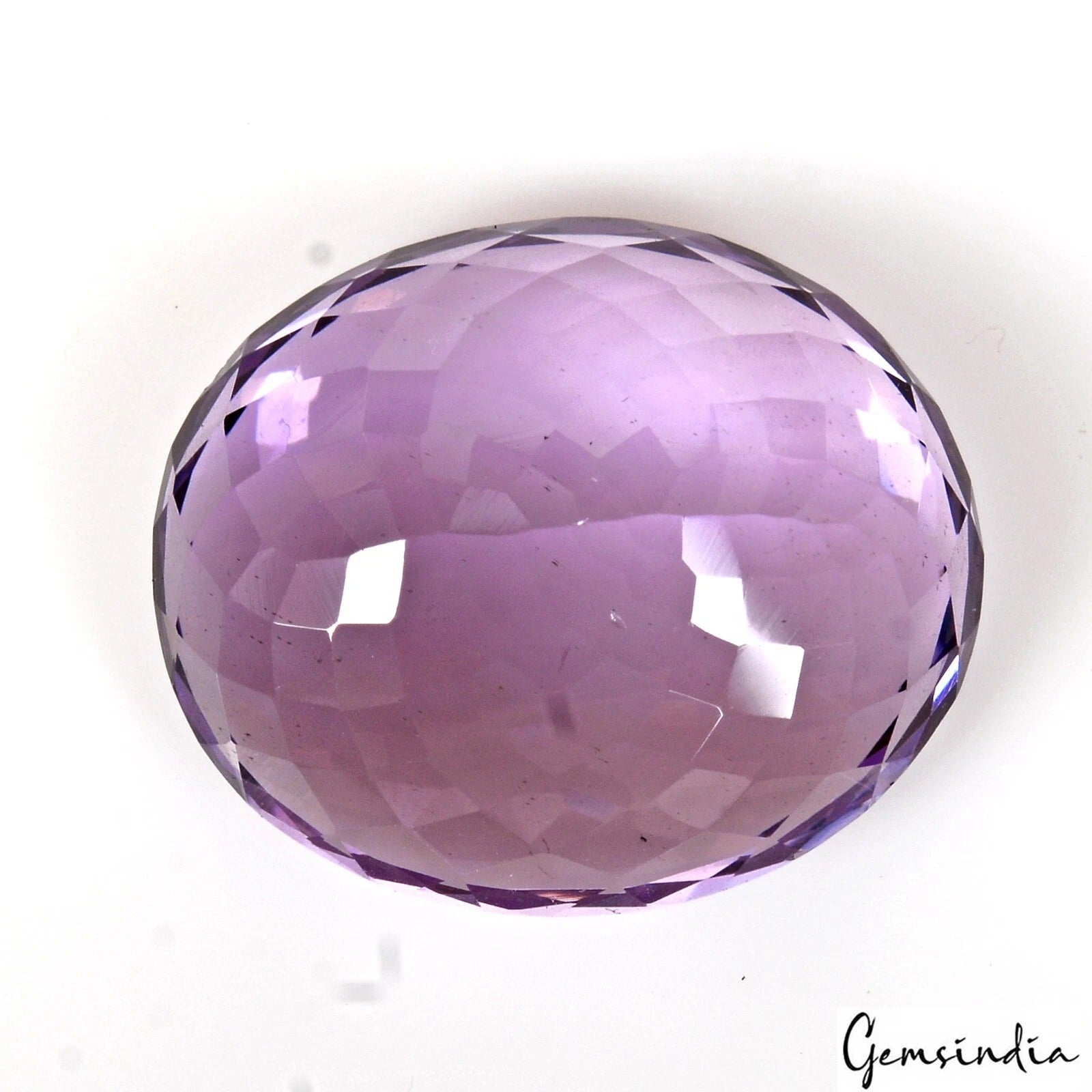 Certified 26.50 Cts Natural Brazilian Purple Amethyst Oval Cut Flawless Rare Gem