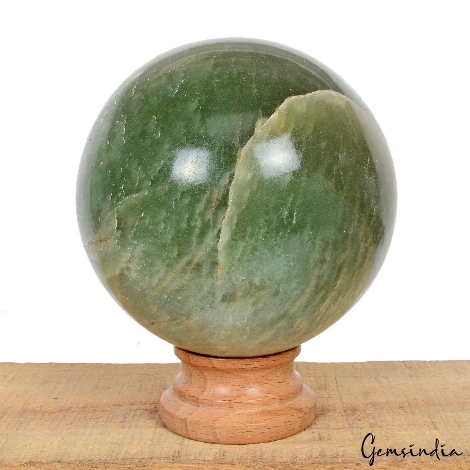 1.4 kg 4" Natural Green Aventurine Ball Crystal Quartz Reiki Sphere Healing Gem