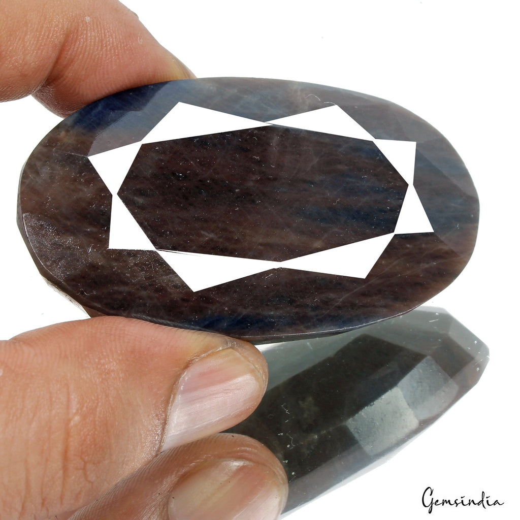 460 Cts Natural Untreated Blue Sapphire Oval Cut Huge Loose Certified Gemstone