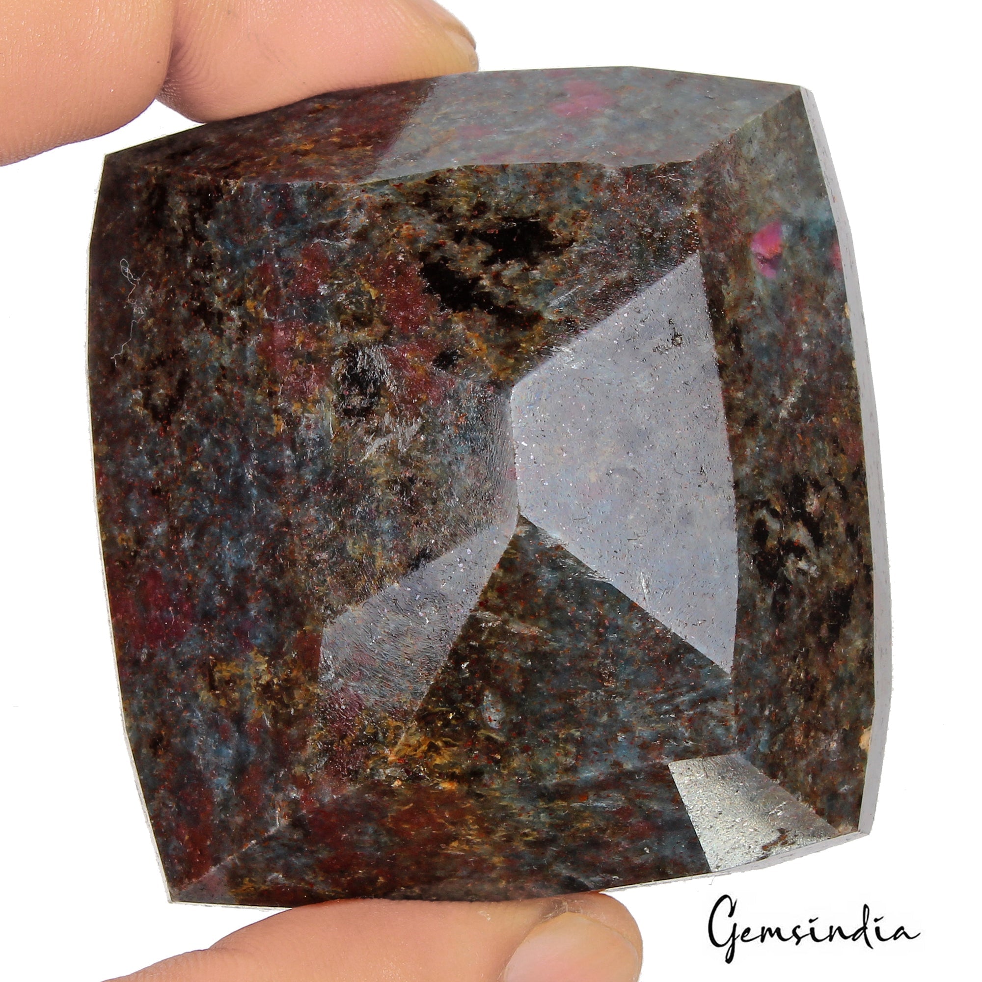 1160 Ct Natural Ruby Kyanite Cushion Faceted Earth Mined Huge Size Untreated Gem