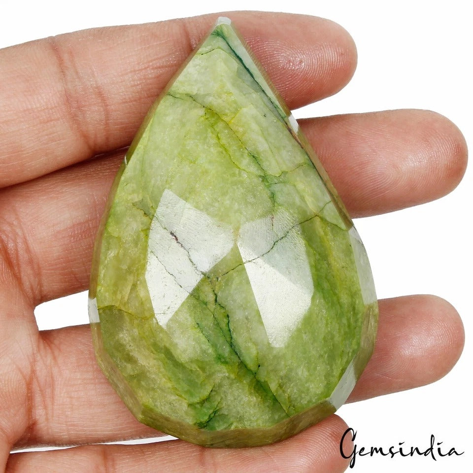 500Ct Natural Green Yellow Emerald Earth Mined Fancy Cut Brazilian Huge Gemstone