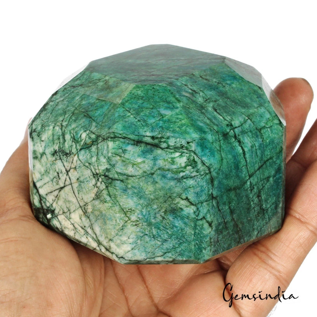 3440 Cts Natural Green Brazilian Emerald Octagon Cut Earth Mined Loose Huge Gem