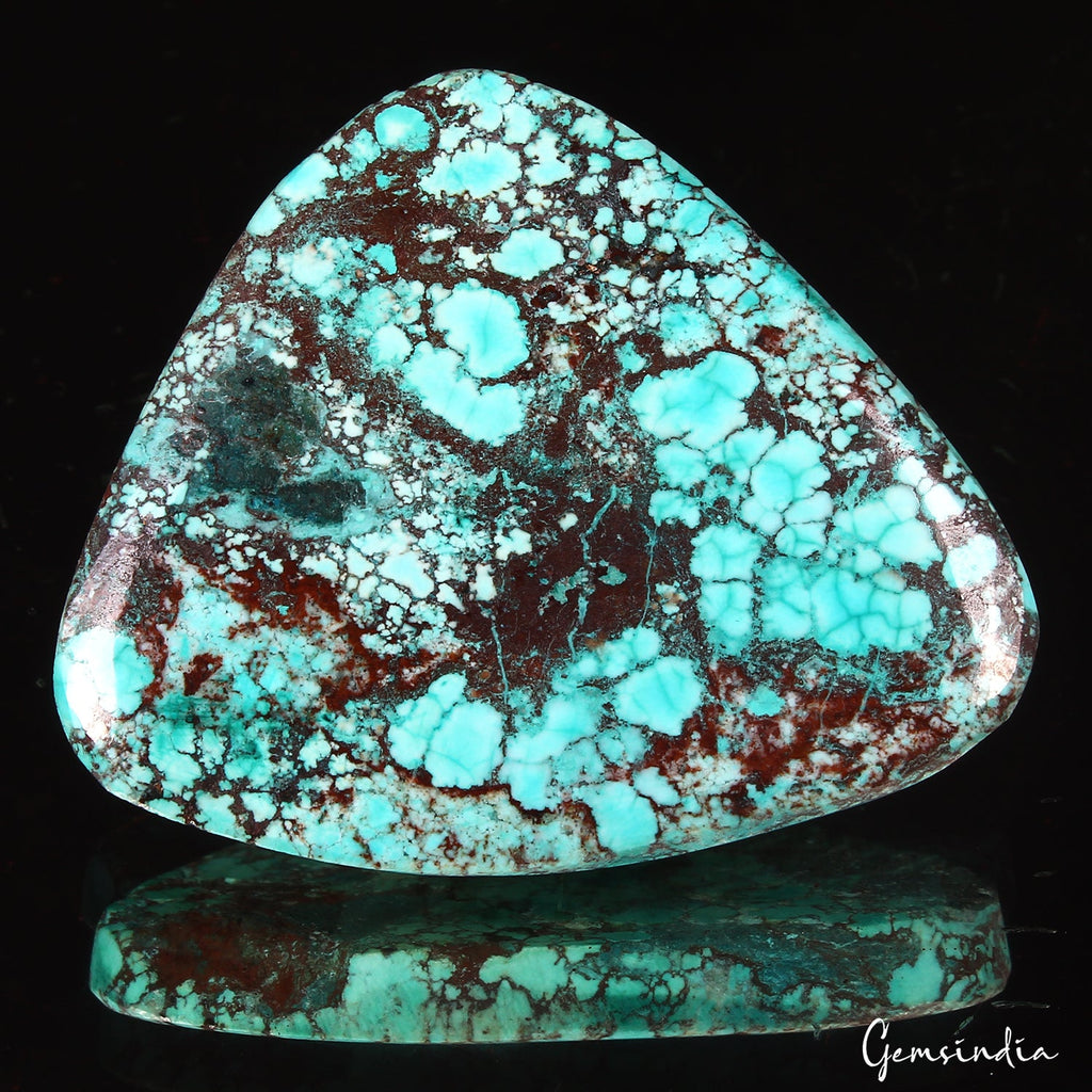78.80 Ct Natural Arizona Blue Turquoise Fancy Cab Loose Gems From United State