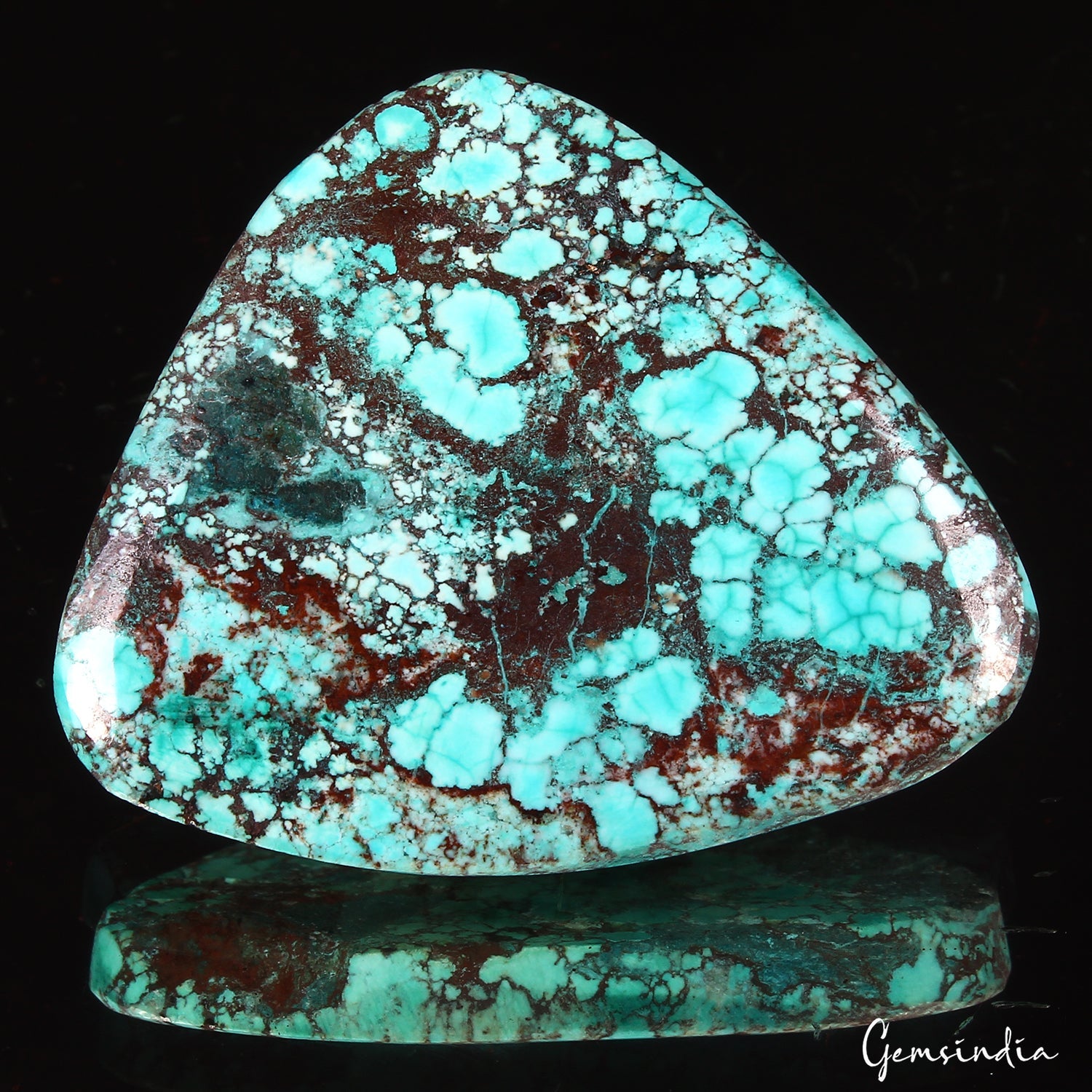 78.80 Ct Natural Arizona Blue Turquoise Fancy Cab Loose Gems From United State