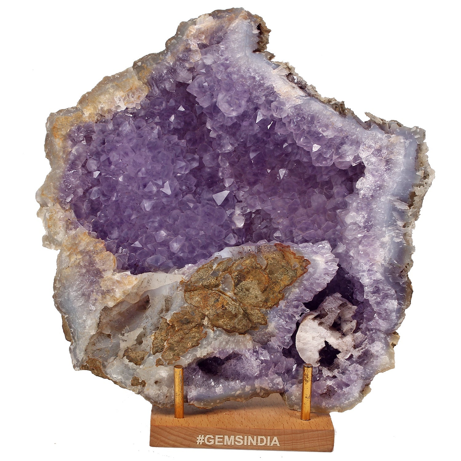 1.5 kg Natural Uruguayan Amethyst Quartz Rock Geode Crystal Specimen Healing Gem