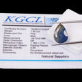 7.80 Ct Natural Blue Sapphire Certified Pear Cut Untreated Ring Size Gemstone