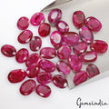 330 Ct Natural Pink Red Beryl Bixbite USA Mix Cut Loose 15-18mm Gemstones ~31 Pc