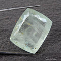 Certified 51.40 Ct Natural Blue Green Aquamarine Cushion Cut Loose Brazilian Gem